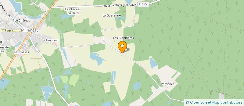 localisation de l'entreprise INDIVISION LA MARDELLE à PRUNIERS EN SOLOGNE