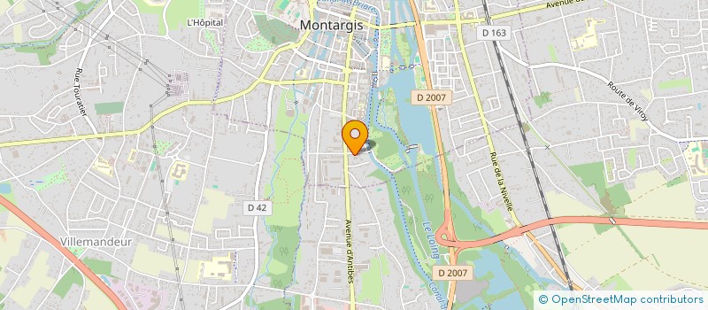 localisation de l'entreprise INDIVISION LA MARINA à MONTARGIS