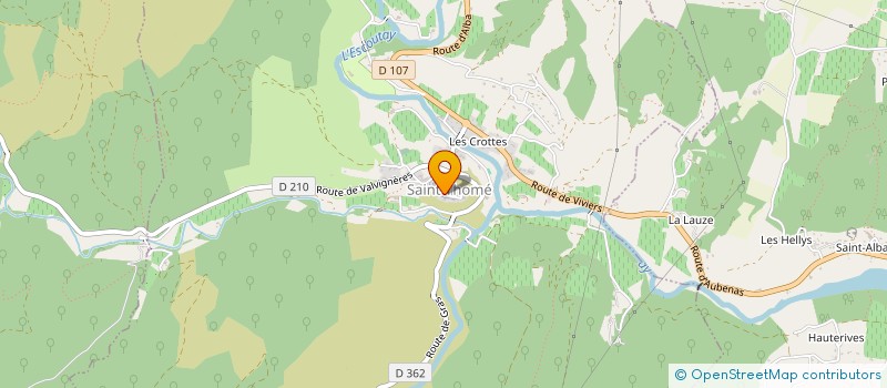 localisation de l'entreprise INDIVISION LA PLACETTE  SAINT-THOME