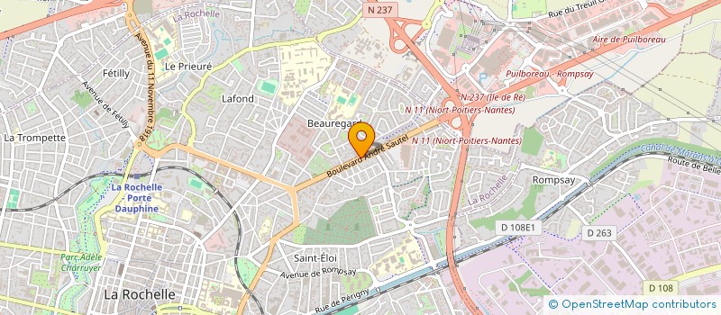 localisation de l'entreprise INDIVISION LA ROCHELLE  LA ROCHELLE