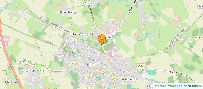 localisation de l'entreprise INDIVISION LA SABLONNAIS  GRANDCHAMP-DES-FONTAINES