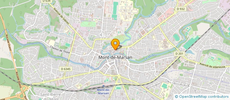 localisation de l'entreprise INDIVISION LABARBE  MONT-DE-MARSAN