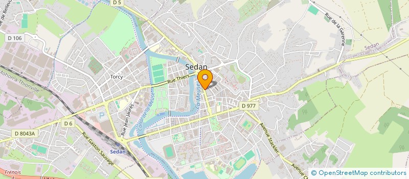 localisation de l'entreprise INDIVISION LABARRIERE ACS  SEDAN