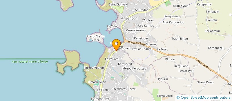 localisation de l'entreprise INDIVISION LABAT ET KERRHUEL  PORSPODER