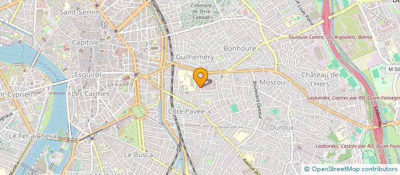 localisation de l'entreprise INDIVISION LABEAUTE-DELANNOY à TOULOUSE
