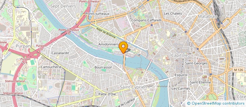 localisation de l'entreprise INDIVISION LABEDADE-MOQUET LMNP  TOULOUSE