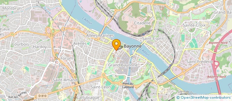 localisation de l'entreprise INDIVISION LABEYRIE à BAYONNE