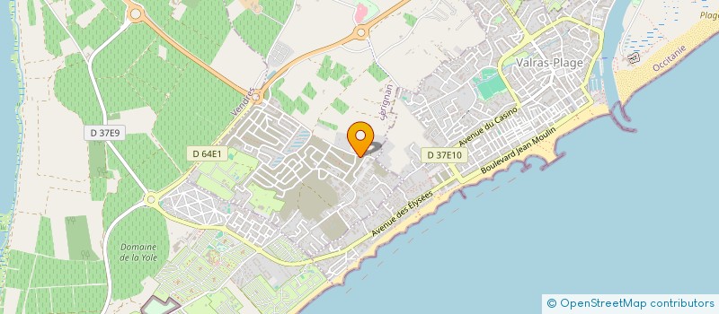 localisation de l'entreprise INDIVISION LABILLE à SERIGNAN