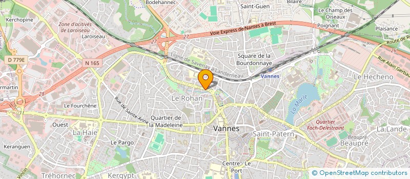 localisation de l'entreprise INDIVISION LABOURDETTE - CORBEAU à VANNES