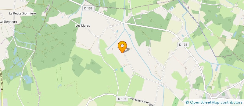localisation de l'entreprise INDIVISION LABRIE à BAUGE-EN-ANJOU