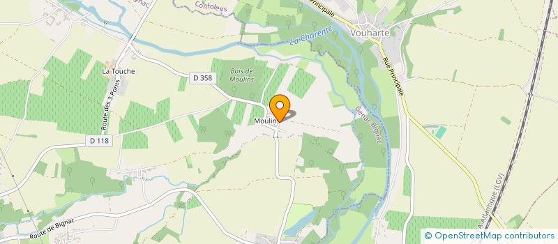 localisation de l'entreprise INDIVISION LABROUSSE  SAINT-AMANT-DE-NOUERE