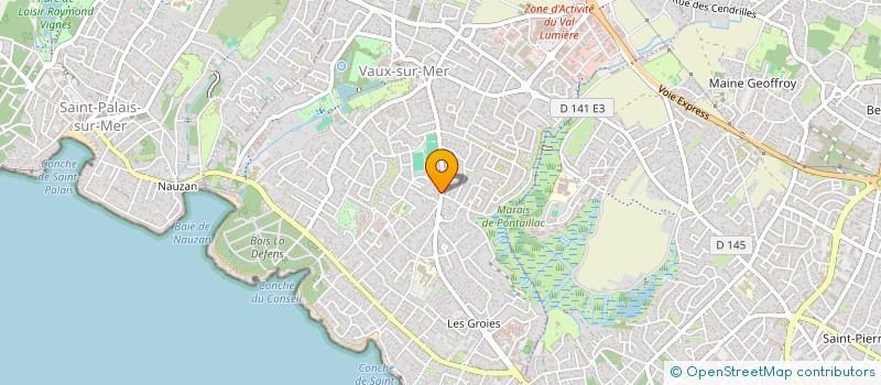 localisation de l'entreprise INDIVISION LABRUNE ERIC ET VERONIQUE  VAUX-SUR-MER