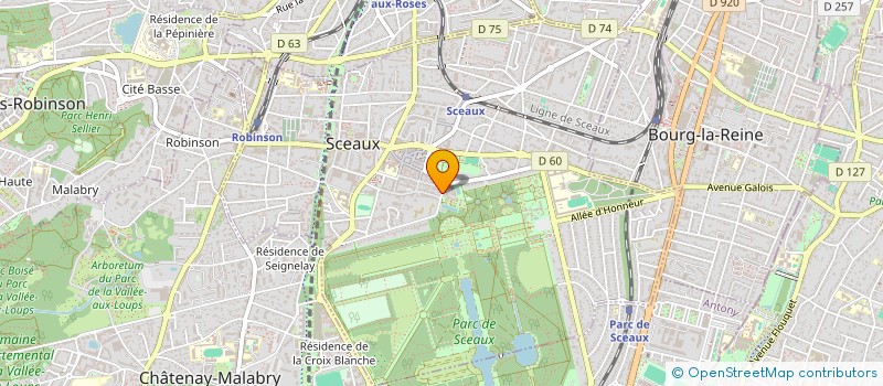 localisation de l'entreprise INDIVISION LACAILLE à SCEAUX