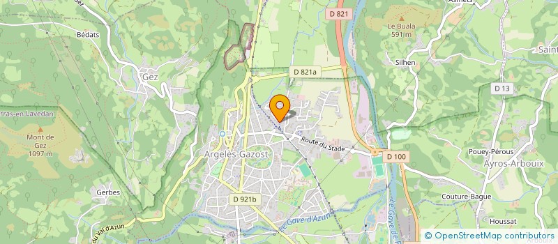 localisation de l'entreprise INDIVISION LACAZE  ARGELES-GAZOST