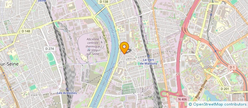 localisation de l'entreprise INDIVISION LACHAUD BAKICI à ALFORTVILLE