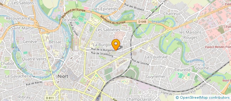 localisation de l'entreprise INDIVISION LACHAUD BANDRES à NIORT