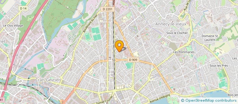 localisation de l'entreprise INDIVISION LACHENAL à ANNECY