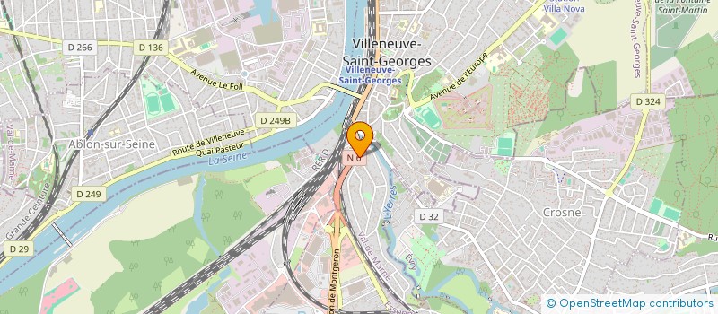 localisation de l'entreprise INDIVISION LACHESNEZ-HEUDE / GOMES ROCHA  VILLENEUVE-SAINT-GEORGES