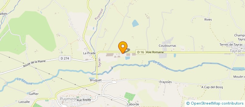 localisation de l'entreprise INDIVISION LACOMBE  TAYRAC