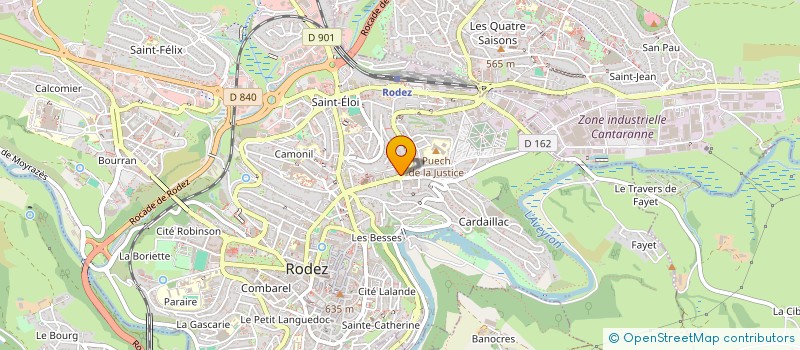 localisation de l'entreprise INDIVISION LACOSTE  RODEZ