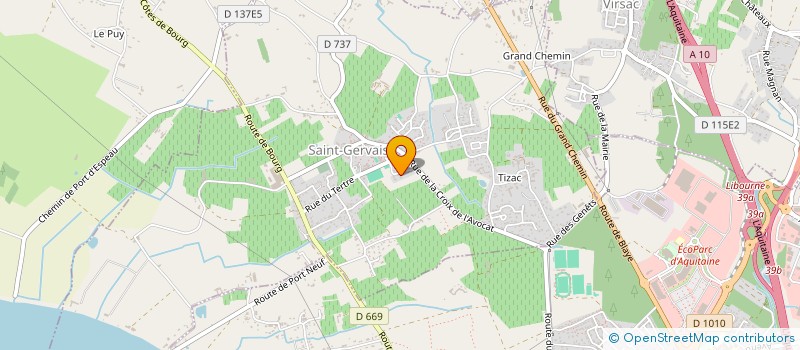 localisation de l'entreprise INDIVISION LACOTTE PEREIRA  SAINT-GERVAIS