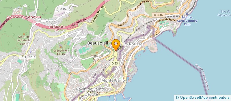 localisation de l'entreprise INDIVISION LACOUR & CROCE  BEAUSOLEIL