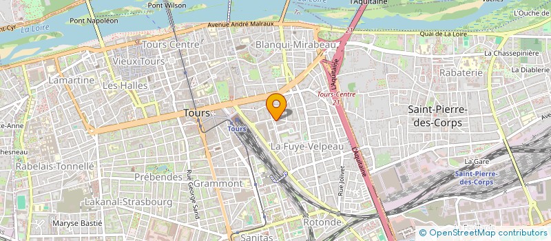 localisation de l'entreprise INDIVISION LACOUR / GOLEA  TOURS