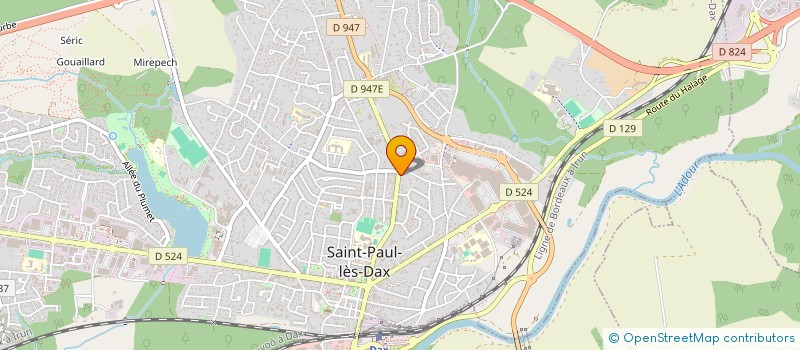 localisation de l'entreprise INDIVISION LACOUREGE WINKLER  SAINT-PAUL-LES-DAX