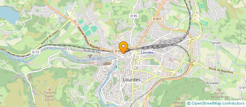 localisation de l'entreprise INDIVISION LACRAMPE  LOURDES