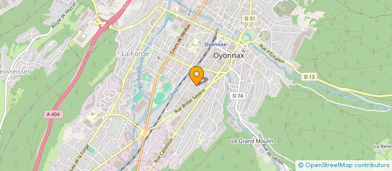 localisation de l'entreprise INDIVISION LACRAZ MICHEL à OYONNAX