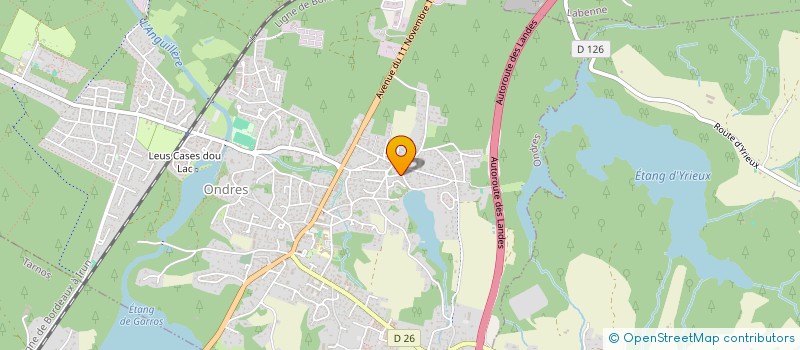 localisation de l'entreprise INDIVISION LACROIX  ONDRES