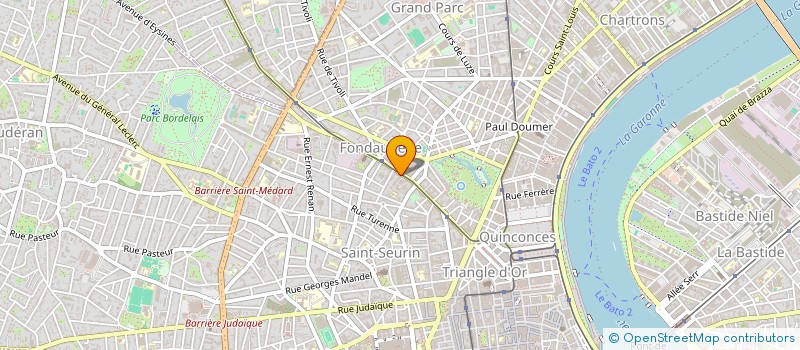 localisation de l'entreprise INDIVISION LACROUTS BOUGARD  BORDEAUX