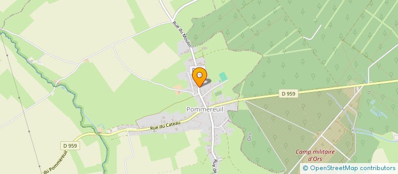 localisation de l'entreprise INDIVISION LADRIERE LEGRAND à POMMEREUIL