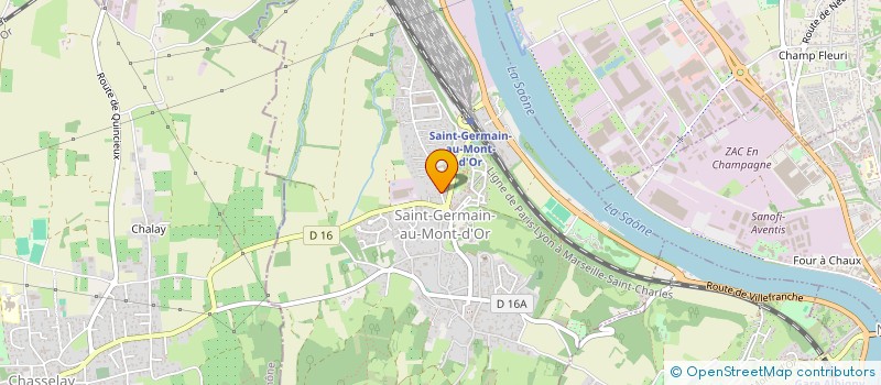 localisation de l'entreprise INDIVISION LAETITIA ET THOMAS TEILLON  SAINT-GERMAIN-AU-MONT-D'OR