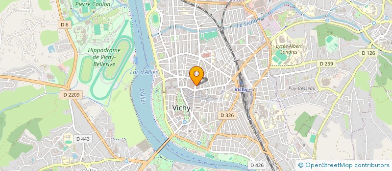 localisation de l'entreprise INDIVISION LAFAQUIERE MORESO à VICHY