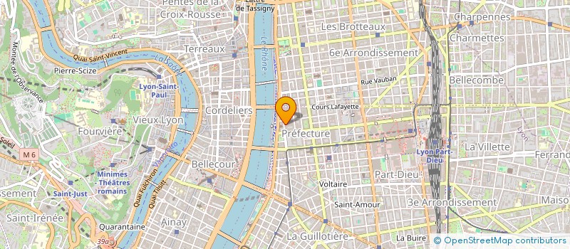 localisation de l'entreprise INDIVISION LAFFAY-BAUMGARTEN-LIBAULT  LYON