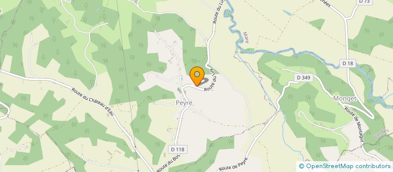 localisation de l'entreprise INDIVISION LAFFERRERE FESENTIEU  HAGETMAU