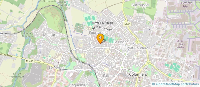 localisation de l'entreprise INDIVISION LAFFITTE - RUFFIE  COLOMIERS