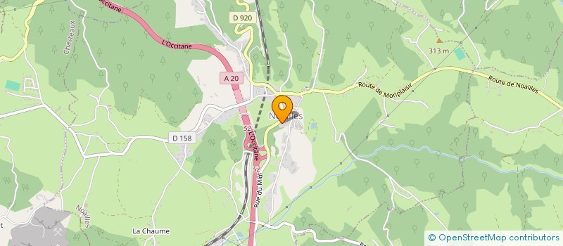 localisation de l'entreprise INDIVISION LAFFONT  NOAILLES