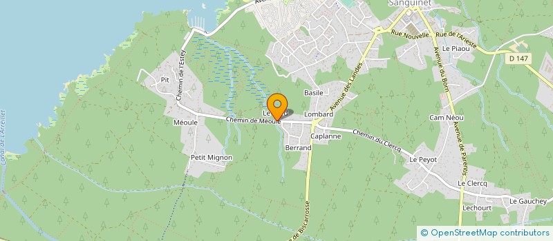 localisation de l'entreprise INDIVISION LAFFORT  SANGUINET