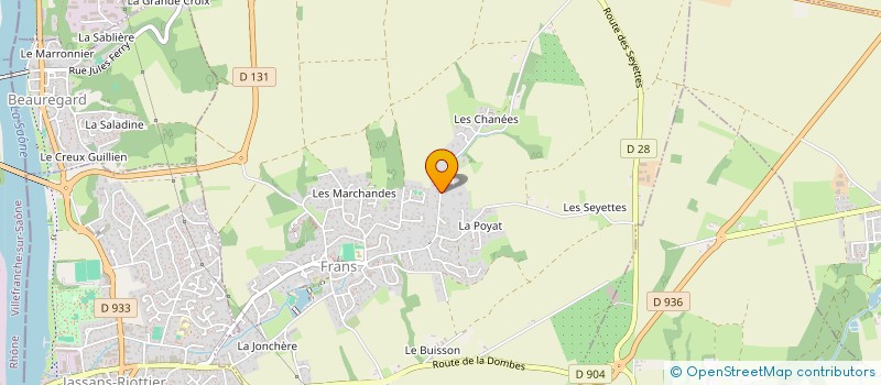localisation de l'entreprise INDIVISION LAFONT BALLANDIN à FRANS