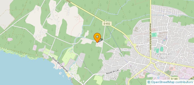 localisation de l'entreprise INDIVISION LAFOSSE DROUIN  PARENTIS-EN-BORN