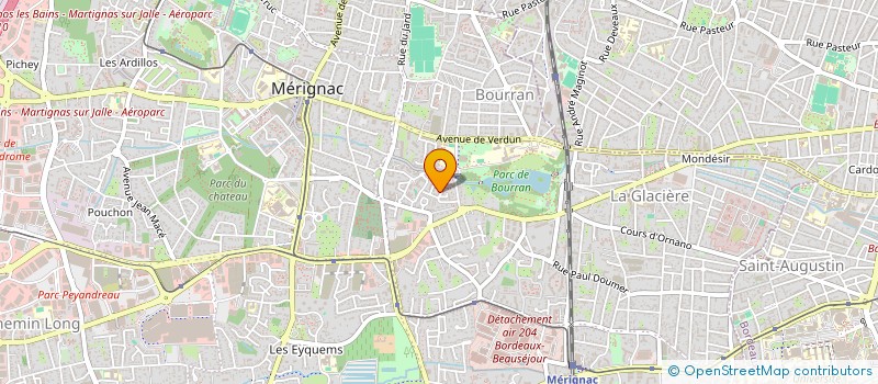 localisation de l'entreprise INDIVISION LAFRAISE  MERIGNAC