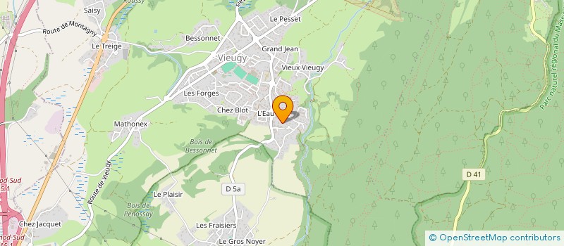 localisation de l'entreprise INDIVISION LAFROGNE à ANNECY