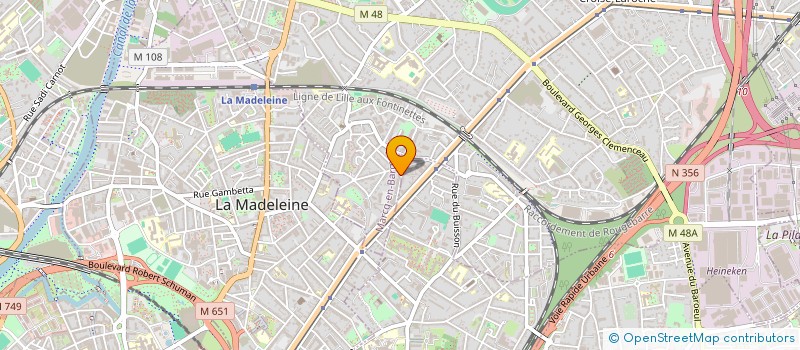 localisation de l'entreprise INDIVISION LAGABE à MARCQ-EN-BARŒUL