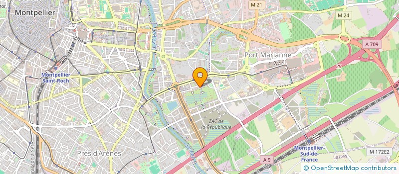 localisation de l'entreprise INDIVISION LAGARDE- DUPRAZ à MONTPELLIER