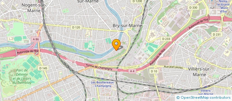 localisation de l'entreprise INDIVISION LAGARRIGUE DELPHINE ET LEPOT JULIEN  BRY-SUR-MARNE