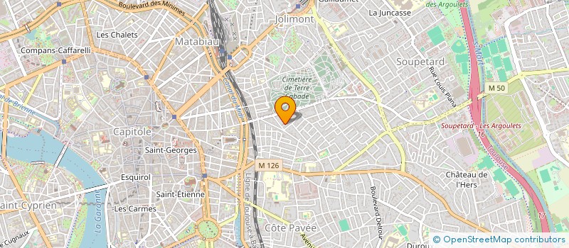 localisation de l'entreprise INDIVISION LAGARRIGUE SUTRA  TOULOUSE