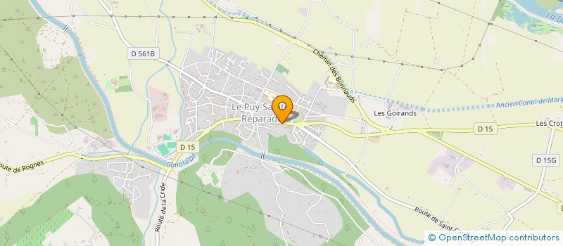 localisation de l'entreprise INDIVISION LAGRANGE  LE PUY-SAINTE-REPARADE