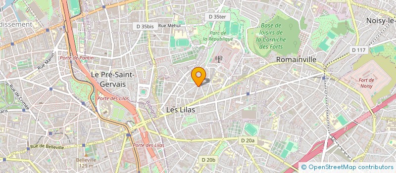 localisation de l'entreprise INDIVISION LAGRIFFOUL LOUIS ET DESCAMPS CELINE à LES LILAS